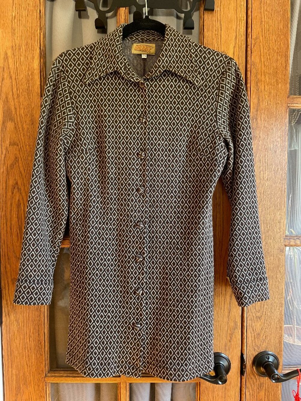Groggy Brown Diamond Blazer P/S